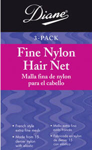 Diane 3-Pack Fine Nylon Hair Net Blonde Womens Diane Hair Accessories