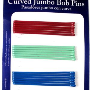 Diane 2-1/2 Curved Jumbo Bob Pins Assorted Colors #414 Womens Diane Hair Accessories