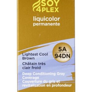 Clairol Soy4Plex 5A/94DN Lightest Cool Brown Liqui Color Permanent Hair Color Womens Clairol Hair Color