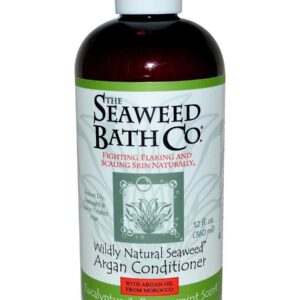 Seaweed Bath Co. Argan Conditioner Eucalyptus & Peppermint 12 oz Womens Seaweed Bath Co