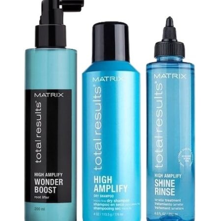 Matrix Total Results High Amplify Wonder Boost 8 oz Dry Shampoo 4 oz Shine Rinse 6.8 oz Tiro Womens Matrix