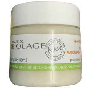 Matrix Biolage RAW Re-Hydrate Hair Mask For Dry Dull Hair 1 oz Womens Matrix