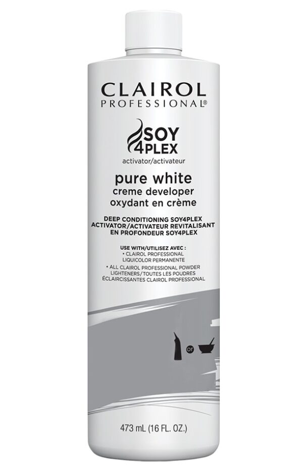 Clairol Pure White Creme Developer 30 Volume 16 oz Womens Clairol Hair Color Hair Color Accessories