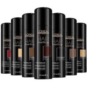 L’Oreal Professionnel Hair Touch Up Root Concealer Dark Brown/Black 2 oz Mens L’Oreal Professionnel Root Concealers and Fibers