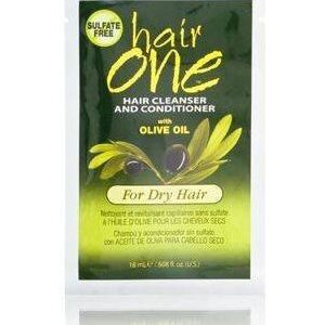 Hair One Cleanser and Conditioner with Olive Oil 0.608 oz Womens HASK Shampoos