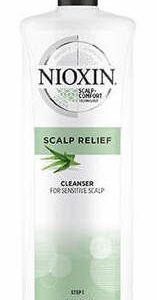 Nioxin Scalp Relief Cleanser Shampoo for Sensitive Dry and Itchy Scalp 6.7 oz Womens Nioxin