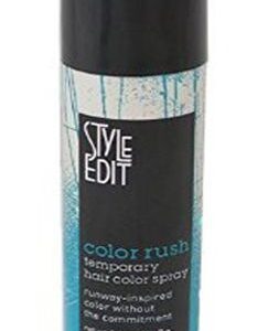 Style Edit Color Rush Temporary Hair Color Spray Metallic Teal 2 oz Womens STYLE EDIT Hair Color