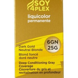 Clairol Soy4Plex 6GN/25G Dark Gold Neutral Blonde Liqui Color Permanent Hair Color Womens Clairol Hair Color