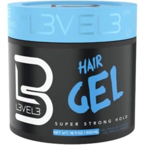 LEVEL3 Super Strong Hair Gel 16.9 oz Mens LEVEL3