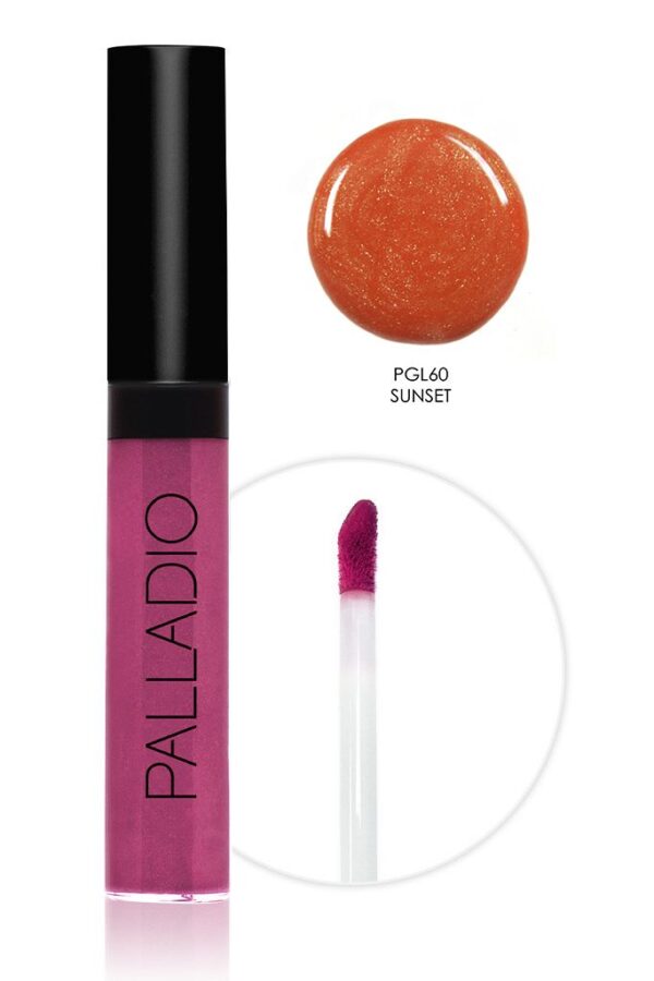 Palladio Lip Gloss- Sunset Womens Palladio Lips Makeup