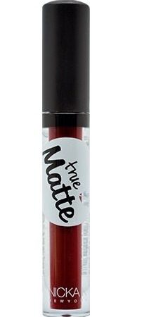 Nicka K True Matte Lip Gloss Cocoa Bean Womens NICKA K Lips Makeup