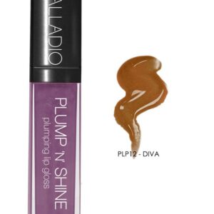 Palladio Plump ‘n’ Shine Lip Gloss- Diva PLP12 Womens Palladio