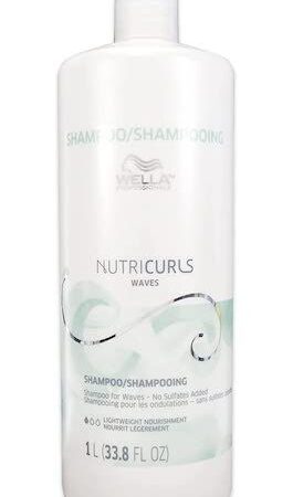 Wella Nutricurls Shampoo and Conditioner Liter Duo for Waves Womens Wella