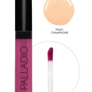 Palladio Lip Gloss Champagne PGL01 Womens Palladio Lips Makeup