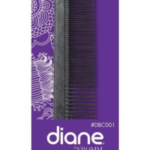 Diane Comb DBC001 Silicone Cutting Comb Black 8.5 Womens Diane Brushes Combs & Piks