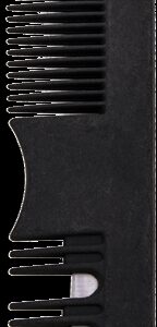 Vincent Carbon 2 Ways Razor Comb (VT1723) Womens Vincent Brushes Combs & Piks