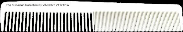 Vincent White Marceling Comb 8.75 (VT1717W) Womens Vincent Brushes Combs & Piks