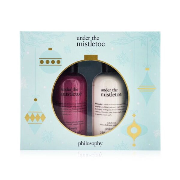 Philosophy Under The Mistletoe 2 Pieces Set: Shampoo Shower Gel And Bubble Bath Gel 240Ml Plus Body Lotion 240Ml 2x240ml