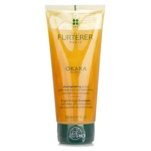 Rene Furterer Okara Blond Blonde Radiance Ritual Brightening Shampoo Natural Highlighted Or Colored Blonde Hair 200Ml