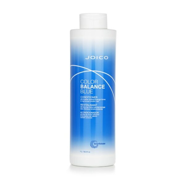 Joico Color Balance Blue Conditioner Eliminates Brassy Orange Tones In Lightened Brown Hair 1000Ml