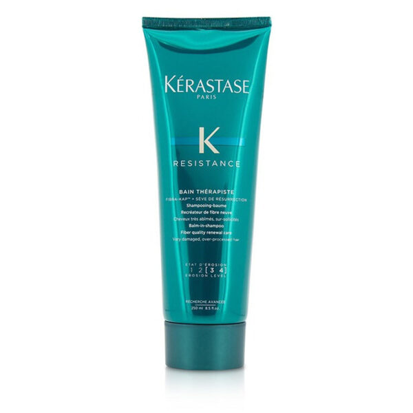 Kerastase Resistance Bain Therapiste Balm In Shampoo Fiber Quality Renewal Care For Very Damaged Over Processed Hair 250Ml