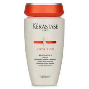 Kerastase Nutritive Bain Satin 2 Exceptional Nutrition Shampoo For Dry Sensitised Hair 250Ml