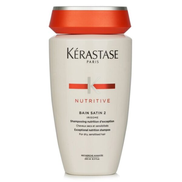 Kerastase Nutritive Bain Satin 2 Exceptional Nutrition Shampoo For Dry Sensitised Hair 250Ml