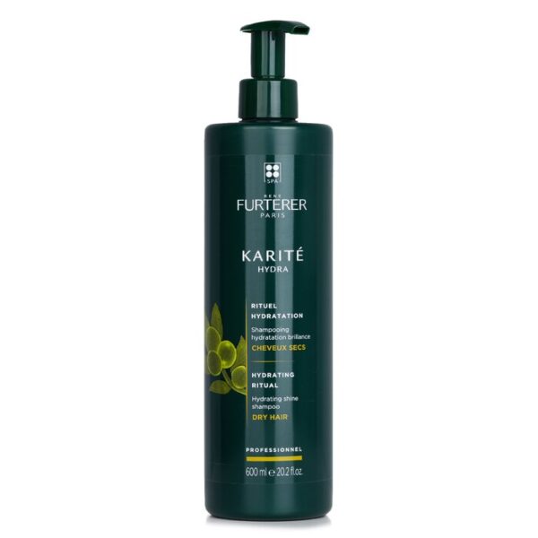 Rene Furterer Karite Hydra Hydrating Ritual Hydrating Shine Shampoo Dry Hair Salon Product 600Ml