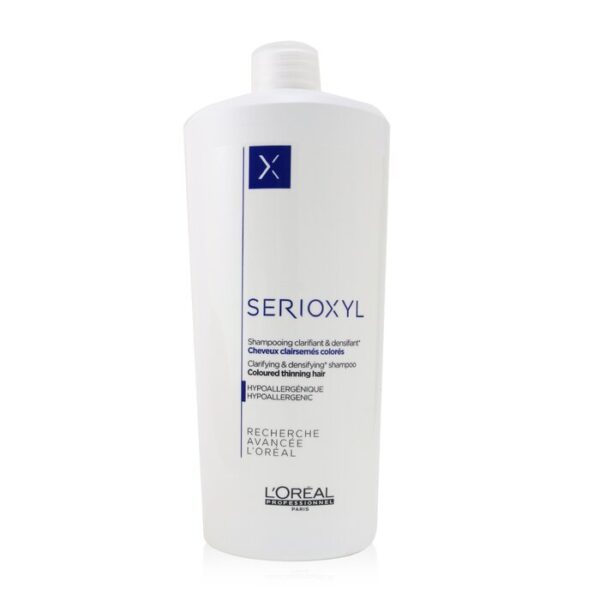 L Oreal Professionnel Serioxyl Clarifying And Densifying Shampoo Coloured Thinning Hair 1000Ml