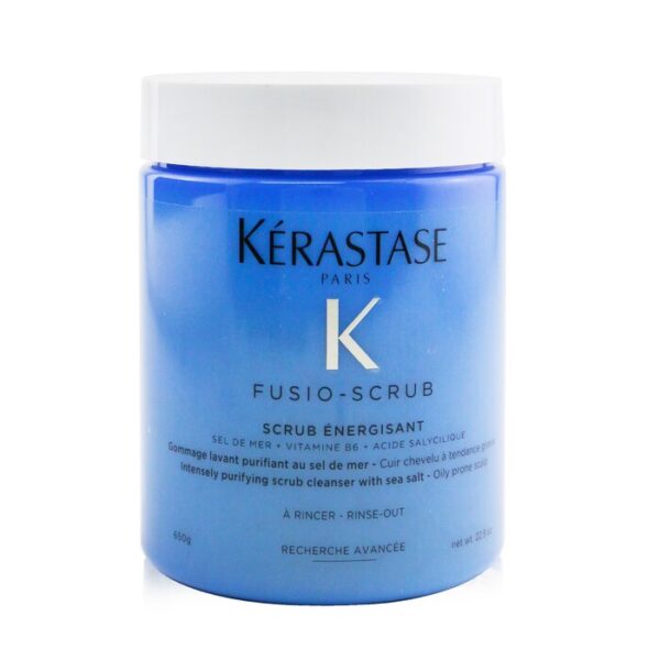 Kerastase Fusio Scrub Scrub Energisant Intensely Purifying Scrub Cleanser With Sea Salt Oily Prone Scalp 500Ml