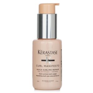 Kerastase Curl Manifesto Huile Sublime Repair Nourishing Multi Use Hair And Scalp Oil For Very Curly And Coily Hair 50Ml