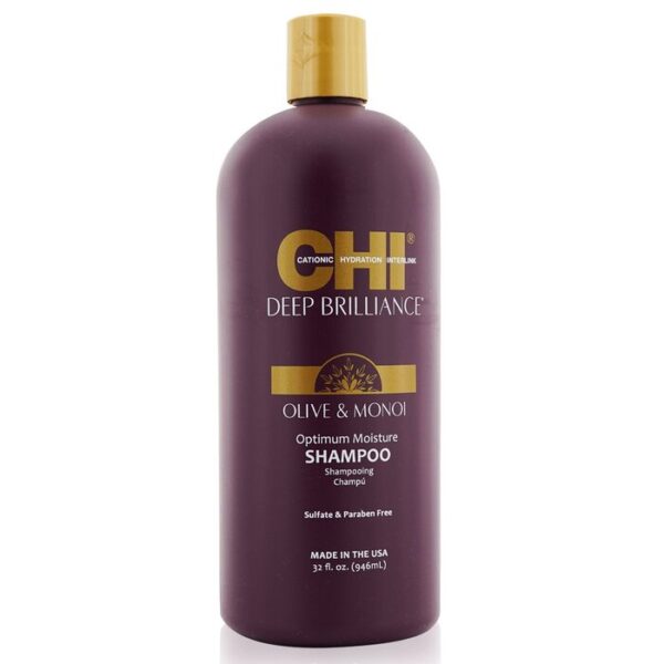 Chi Deep Brilliance Olive And Monoi Optimum Moisture Shampoo 946Ml