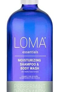 Loma Essentials Peppermint Rosemary Moisturizing Shampoo & Conditioner Liter Duo Womens Loma