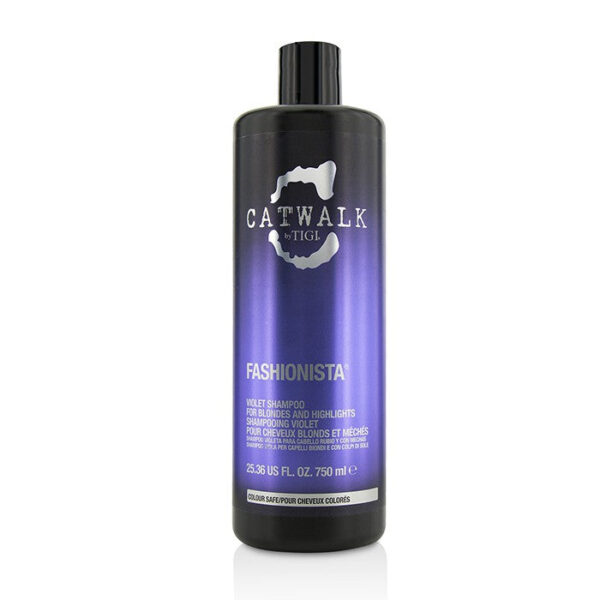 Tigi Catwalk Fashionista Violet Shampoo For Blondes And Highlights 750Ml