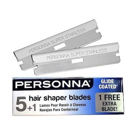 Personna Hair Shaper Blades 6 Blades 5+1 Mens Personna