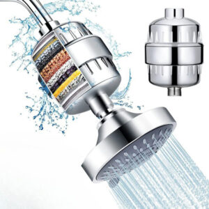 15 Stages Shower Filter High Output Shower Head Filter for Hard Water Improves Skin Condition