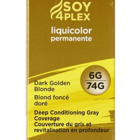 Clairol Soy4Plex 6G/74G Dark Golden Blonde Liqui Color Permanent Hair Color Womens Clairol Hair Color