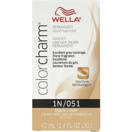 Wella Color Charm Permanent Liquid Haircolor 1N/051 Black 1.4 oz. Womens Wella Hair Color