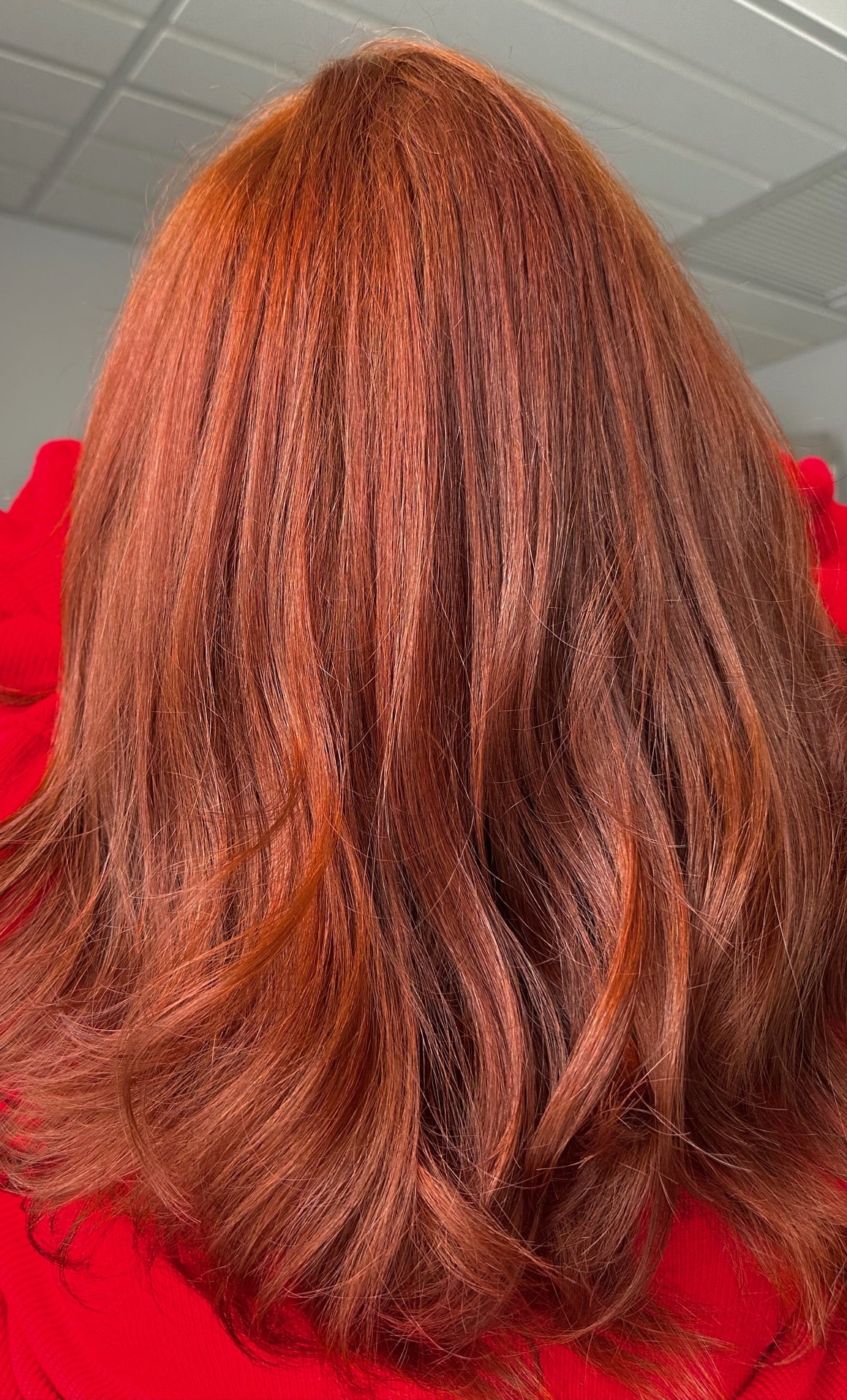 Envisioning The Copper Glow Hair Color Service - Hair Salon Dedham Massachusetts