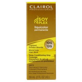 Clairol Soy4Plex 10G/12G Lightest Golden Blonde LiquiColor Permanent Hair Color Womens Clairol Hair Color