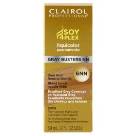 Clairol Soy4Plex 6NN Dark Rich Neutral Blonde LiquiColor Permanent Hair Color Womens Clairol Hair Color