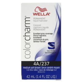 Wella Color Charm Permanent Liquid Haircolor 4A/237 Medium Ash Brown 1.4 oz Womens Wella Hair Color