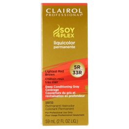 Clairol Soy4Plex 5R/33R Lightest Red Brown LiquiColor Permanent Hair Color Womens Clairol Hair Color