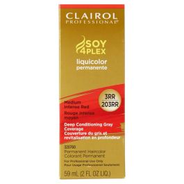 Clairol Soy4Plex 3RR/203RR Medium Intense Red LiquiColor Permanent Hair Color Womens Clairol Hair Color