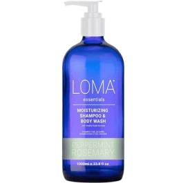 Loma Essentials Moisturizing Shampoo & Body Wash Peppermint Rosemary 33.8 oz Womens Loma