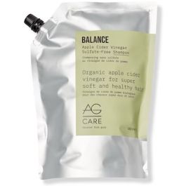 AG Care Balance Apple Cider Vinegar Sulfate-Free Shampoo 33.8 oz Bag Womens AG Hair